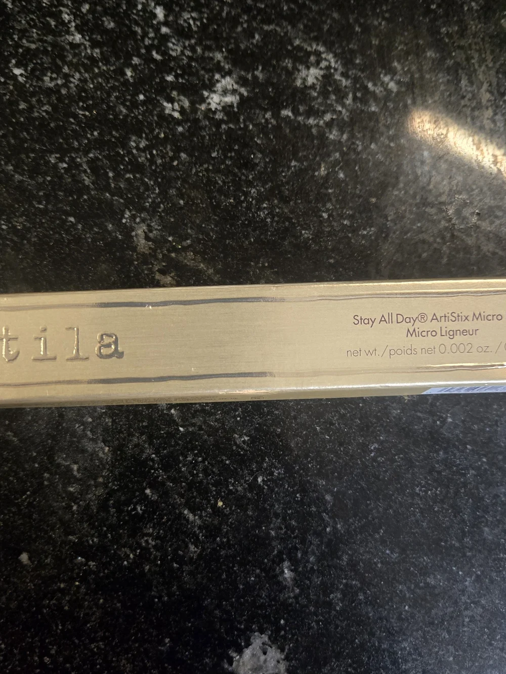 Stila Stay All Day ArtiStix Micro Liner in Matte Blk